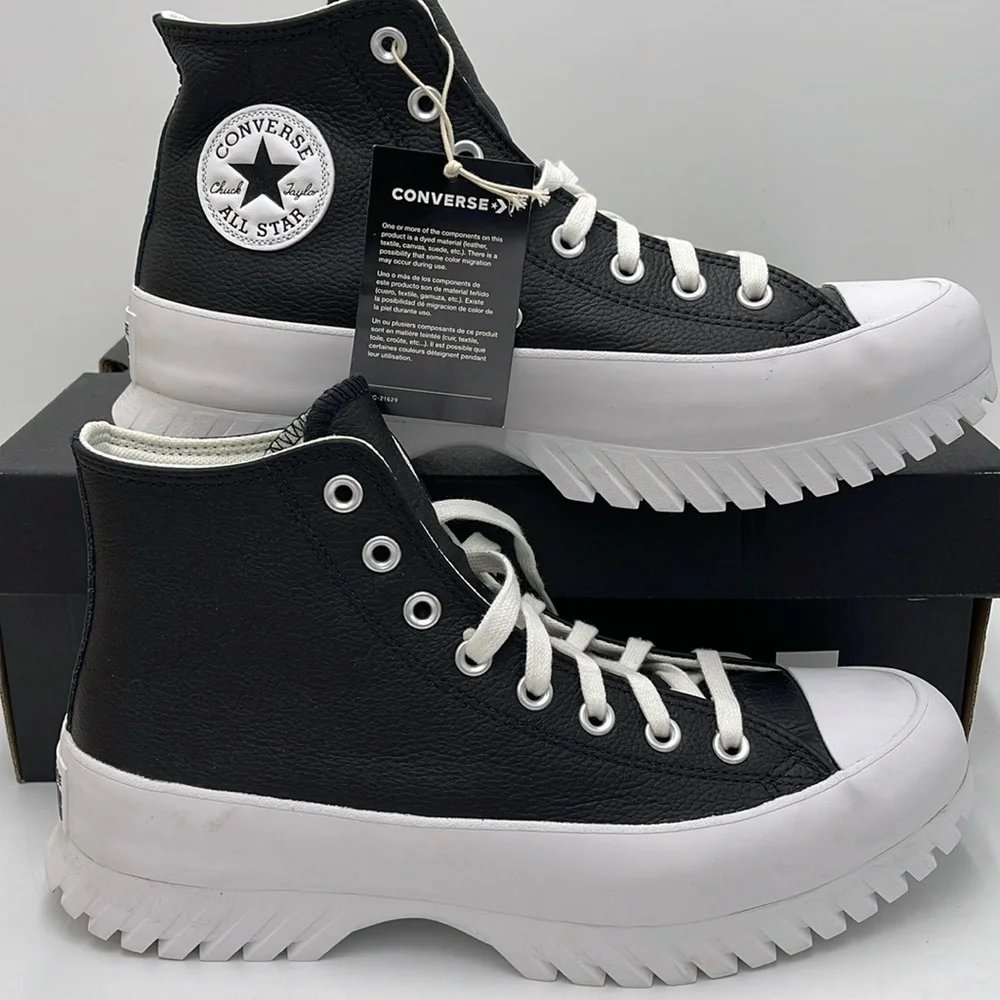 Converse WMNS CTAS LUGGED 2.0 HI BLACK/EGRET/WHITE A03704C Paltforms Sn…